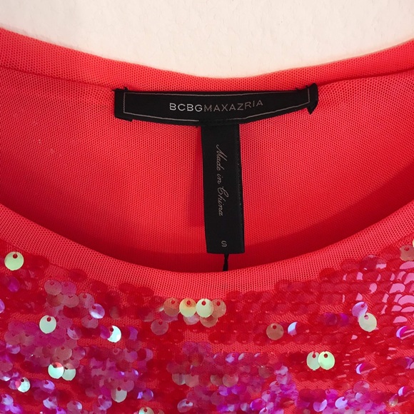 Pink sequin BCBG dress - Picture 5 of 8